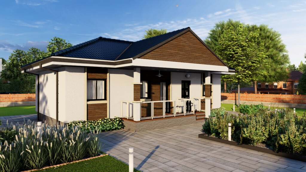 Tip 100 prizemna montažna kuća 100m²