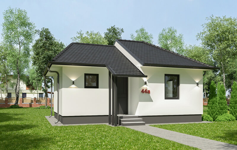 Tip 44a prizemna montažna kuća 44m²