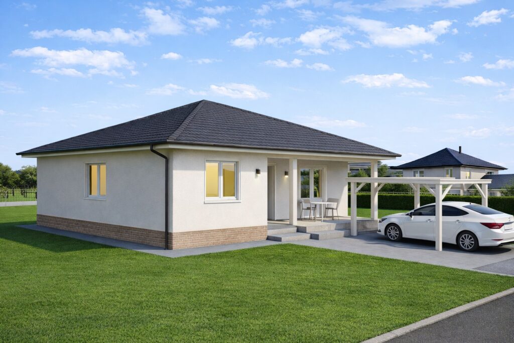 Tip 81b prizemna montažna kuća 81m²